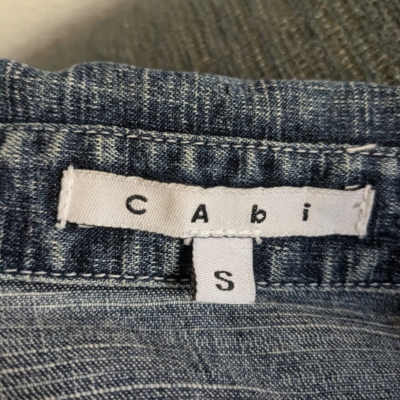 Cabi Vintage Zipper Blue Jean Jacket Style 145 Sz S - Picture 6 of 10